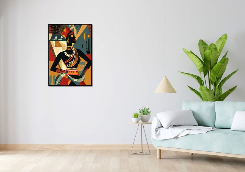 Plakat 59,4x84,1cm Afrykańska Mozaika zdjęcie 4