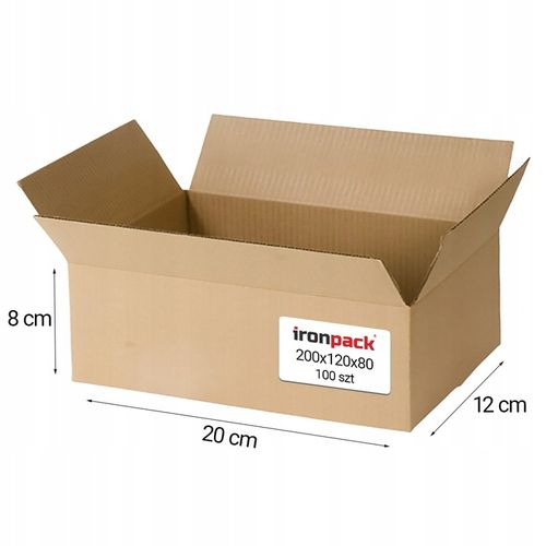 KARTON KLAPOWY 200x120x80 Pudełko PACZKOMAT A - 100szt na Arena.pl