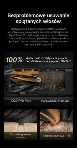 Robot sprzątający Dreame D20 Pro Plus biały na Arena.pl