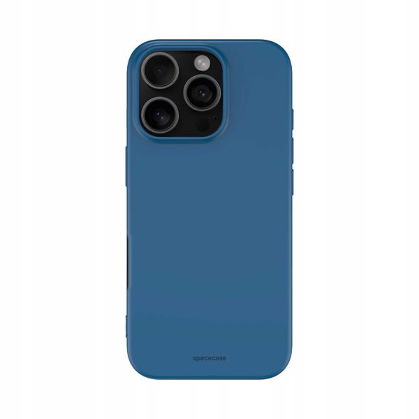 Spacecase Silicone Case Iphone 16 Pro Max Blue zdjęcie 4