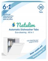 EKOLOGICZNE TABLETKI DO ZMYWARKI 6w1 NATULIM 30szt SKUTECZNE