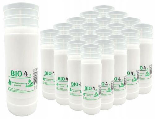 Wkłady do zniczy Parafinowe Znicze Bio 4 Całoroczne 17 cm do 4 dni x 20szt. na Arena.pl
