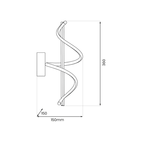 Kinkiet TWIST 12W LED na Arena.pl