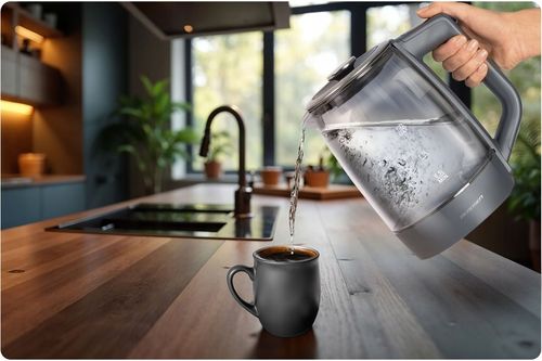 CZAJNIK ELEKTRYCZNY SZKLANY REGULACJA TEMPERATURY 2200W BERDSEN 1,7L na Arena.pl