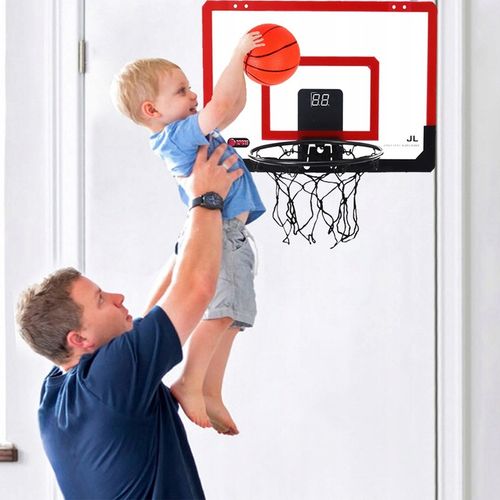 Koszykówka dla dzieci INTERAKTYWNA TABLICA LICZNIK DŹWIĘK ŚWIATŁA kosz gry na Arena.pl