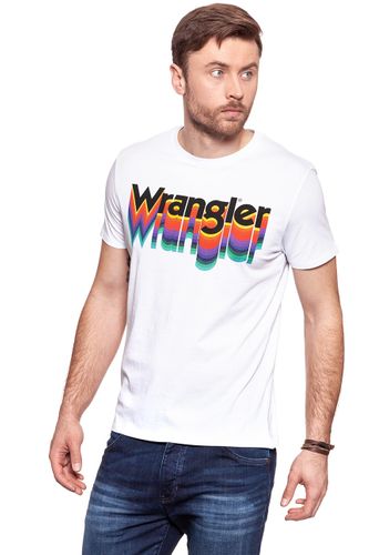 WRANGLER LOGO TEE WHITE W7B62FQ12 L na Arena.pl