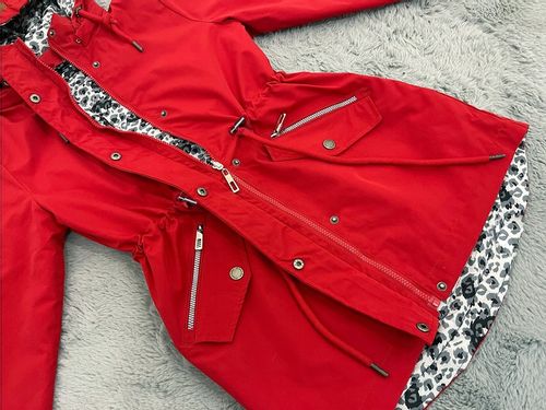 DWUSTRONNA PARKA kurtka Z KAPTUREM 3 KOLORY S na Arena.pl