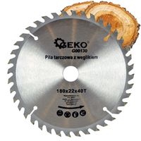 PIŁA TARCZA WIDIOWA DO CIĘCIA DREWNA 180x22 40 ZĘBÓW TNĄCYCH G00130