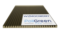 Poliwęglan komorowy WZMOCNIONY ProBrand 500x1050 dymiony brąz 8mm