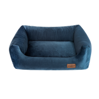 recobed® kanapa welurove granatowa m 80x65 cm