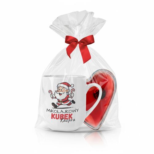 Kubek z NADRUKIEM i OGRZEWACZ do rąk SERCE na MIKOŁAJKI dla niego na Arena.pl