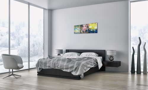 Obraz Na Płótnie - Portret Kobieta - 90X30 Cm - Ca90X30-3473 na Arena.pl