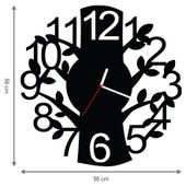 ZEGAR ŚCIENNY DRZEWO 58cm XXL 148.11