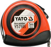 Miara zwijana 5m x 19mm czerono-czarna YT-7105 YATO