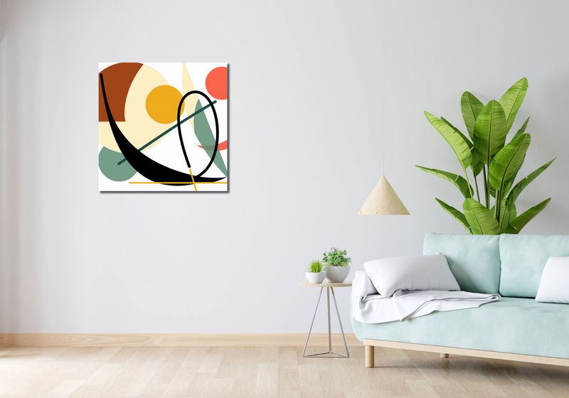 Obraz 70x70cm Ruch Sztuki zdjęcie 2