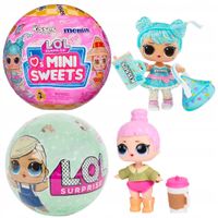 LOL SUPRISE ZESTAW MINI SWEETS SŁODYCZE + KULA LOL NIESPODZIANKA MINILALKI