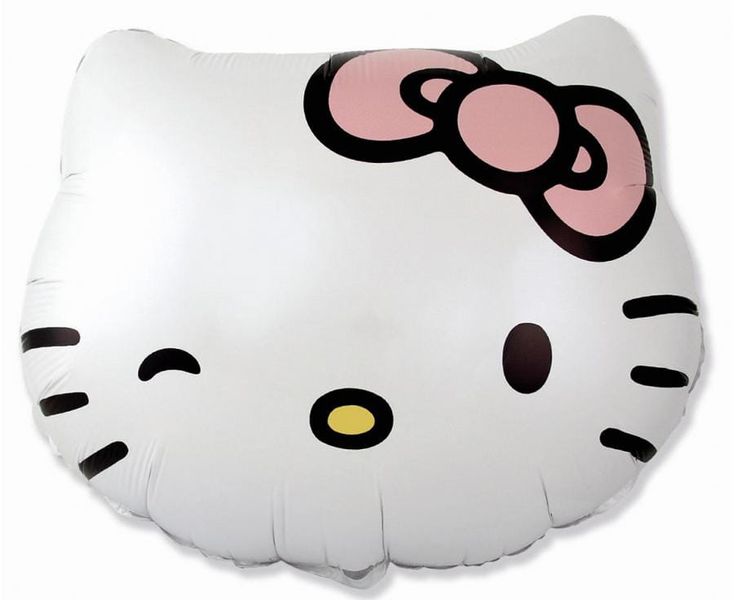 Balon foliowy 53x61cm - Hello Kitty , pakowany zdjęcie 1