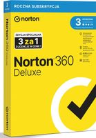 Antywirus NORTON 360 Deluxe 25GB 3 URZĄDZENIA