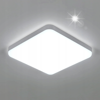 LAMPA ŁAZIENKOWA SUFITOWA LAMPA PLAFON LED BIAŁY NOWOCZESNA 6000K IP44