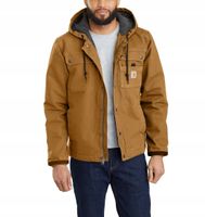 Carhartt kurtka męska bomber z kapturem .103826.BRN.S005 rozmiar M