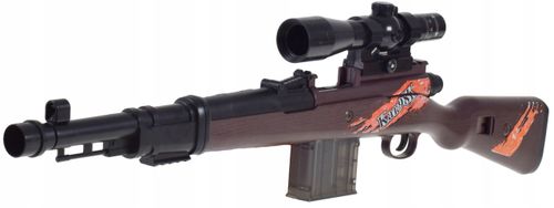 SNAJPERKA NA STRZAŁKI PIANKOWE DUŻY KARABIN ZESTAW +ŁUSKI ZABAWKA REPLIKA na Arena.pl