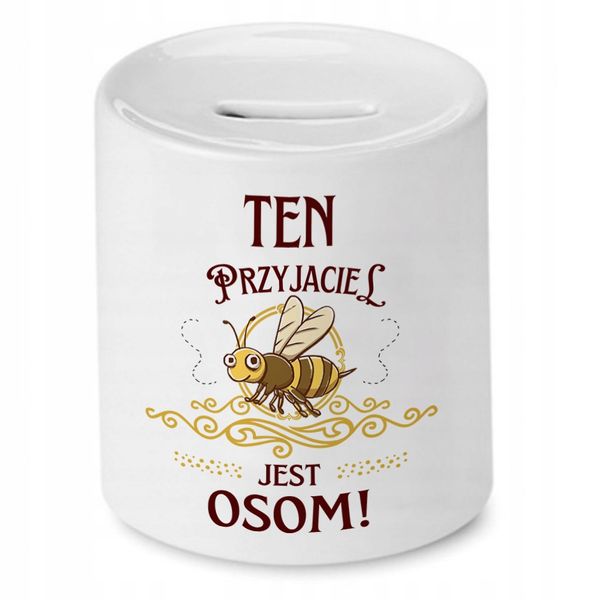 Skarbonka Dla Przyjaciela Na Urodziny Na Prezent Z Nadrukiem Ze Zdjęciem zdjęcie 1