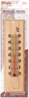 termometr pokojowy drewniany mały - t-tpdm
