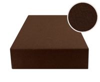 Prześcieradło Z Gumką 140X200 Jersey Brąz