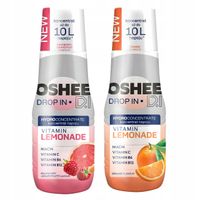 2X Koncentraty do Saturatora OSHEE Rasberry Grapefruit + Lemonade Orange