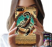 ETUI DO HUAWEI Y7 2018 - SKORPION ZNAK ZODIAKU ASTRONOMIA + FOLIA