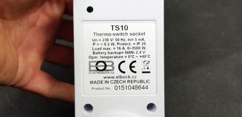 TERMOSTAT REGULATOR TEMPERATURY DO GNIAZDKA TS10 na Arena.pl