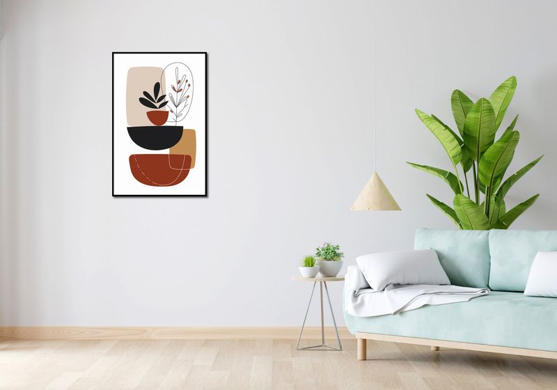 Plakat 56,6x86,4cm Botaniczna Abstrakcja zdjęcie 4