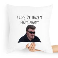 Poduszka Dla Dziewczyny Liczę Ze Razem Przyjaramy Z Nadrukiem Ze Zdjęciem