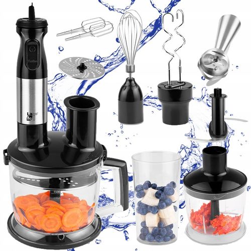 BLENDER RĘCZNY MIKSER TURBO ROBOT MALAKSER WIELOFUNKCYJNY 10w1 2 TARCZE na Arena.pl