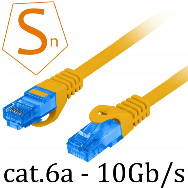 Kabel Ethernet RJ45 LAN kat.6A SFTP S/FTP LSZH 2M zdjęcie 2