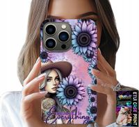 ETUI DO IPHONE 15 PRO - KOBIETA W SŁONECZNIKACH, KOBIECE WZORY