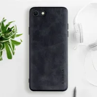 Etui AIORIA Vintage LEATHER do iPhone SE 2020/2022 czarny