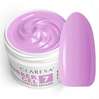 Claresa RUBBER GEL żel do paznokci budowania przedłużania builder #7 90g