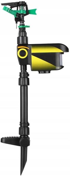 WODNY ODSTRASZACZ ZWIERZĄT KOTY PSY PTAKI KUNY Podczerwień OBRÓT 360° SOLAR zdjęcie 11