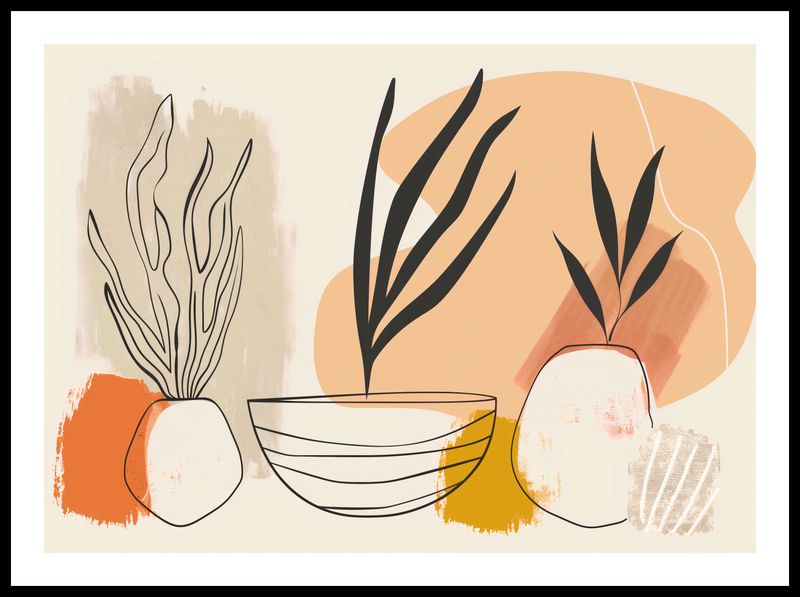 Plakat 70x50cm Szkice Botaniczne zdjęcie 3