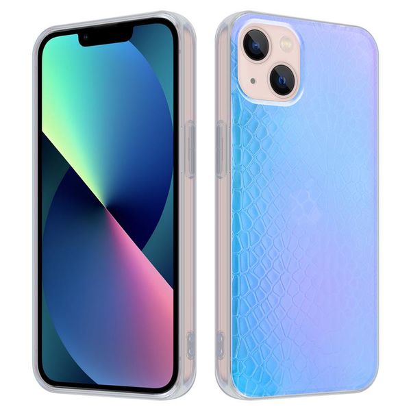 MX HOLO SNAKE IPHONE 12/12 PRO BLUE / NIEBIESKI zdjęcie 1