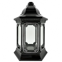 Znicz kapliczka GLAMOUR Lampion L-13 R1 srebrny 27cm
