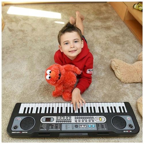 KEYBOARD ORGANY PIANINO 61KLAWISZY DLA DZIECI DO NAUKI TRYB LEKCJI MIKROFON na Arena.pl