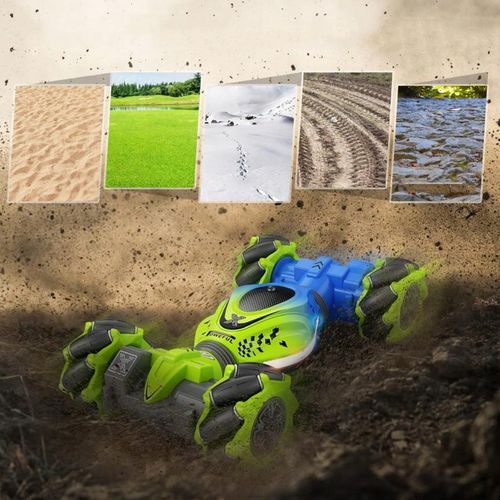 SAMOCHÓD ZDALNIE STEROWANY RĘKĄ GESTAMI 4X4 AUTO RC 2 W 1 GARNITUR na Arena.pl