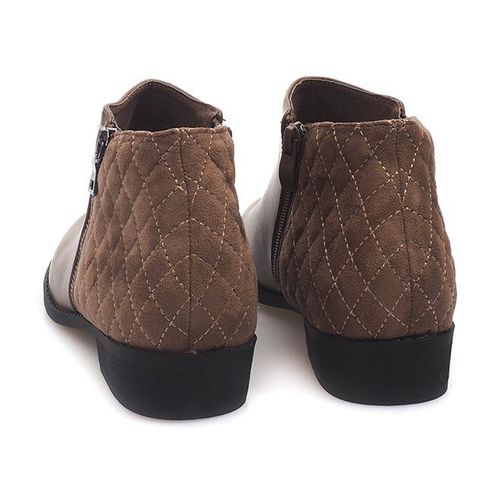 Pikowane Botki QL-51 Khaki r.38 na Arena.pl
