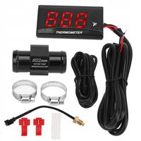 WSKAŹNIK TEMPERATURY WODY LCD SLIM WSKAŹNIK TERMOMETR MOTOCYKL