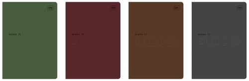 Zeszyt A5/80K Krata M 70G Karton Tłocz.simple 4222 na Arena.pl