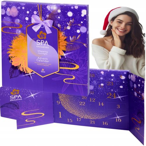 KALENDARZ ADWENTOWY ZESTAW Z KOSMETYKAMI 24 SZT PREZENT DLA KOBIET VEGAN na Arena.pl