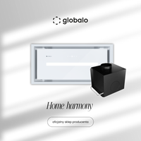 Okap kuchenny GLOBALO Saredo 60.1 White + Turbina TW 1.2