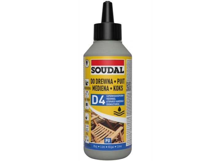 Klej poliuretanowy do drewna 250ml Soudal zdjęcie 1